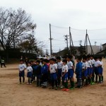 親子サッカー開会式